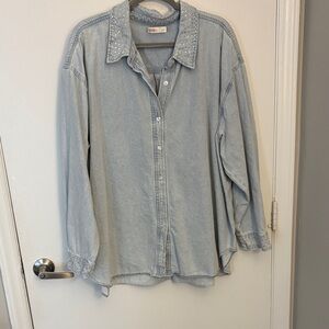 Intempo Denim Shirt in Light Blue